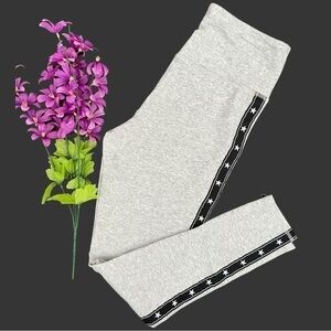 GARAGE leggings high waist heather gray with stars